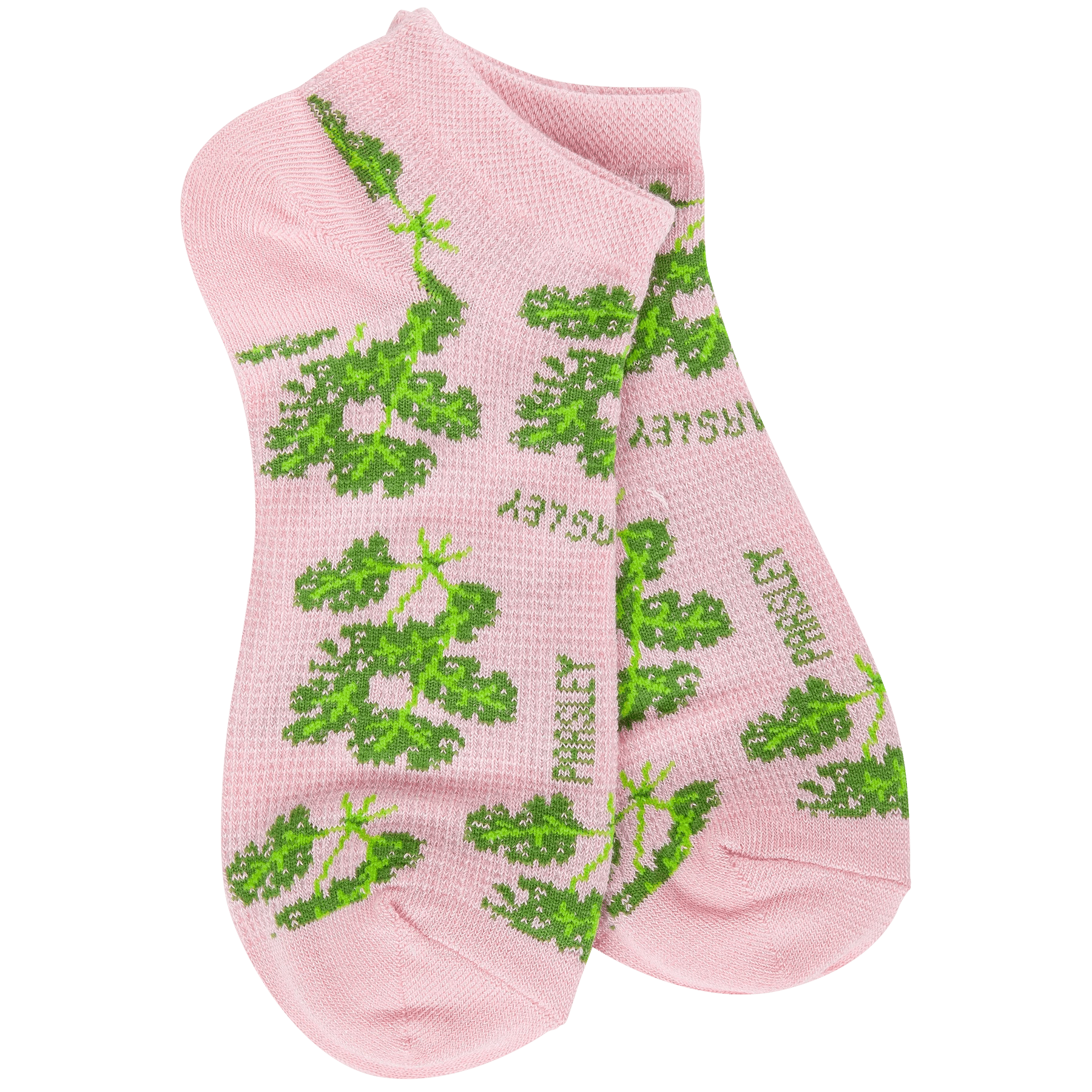 World's Softest Weekend Garden Low Socks | Parsley - Juli's Wearable Art