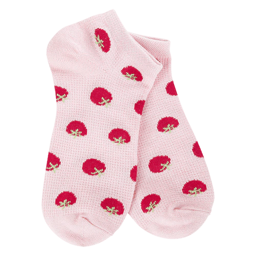 World's Softest Weekend Garden Low Socks | Tomato - Juli's Wearable Art