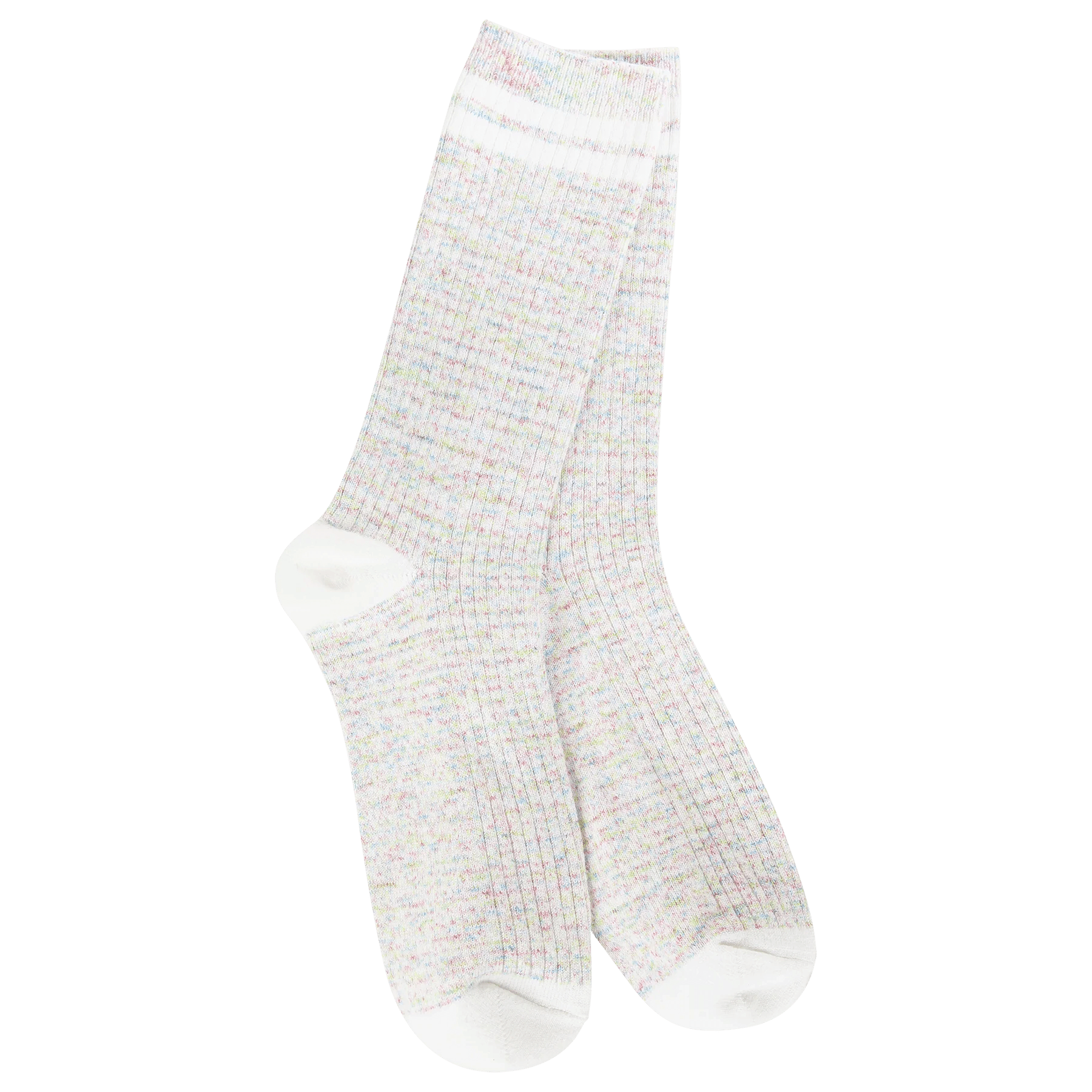 World's Softest Weekend Light Weight Rugby Crew Socks | Birthday Cake - Juli's Wearable Art