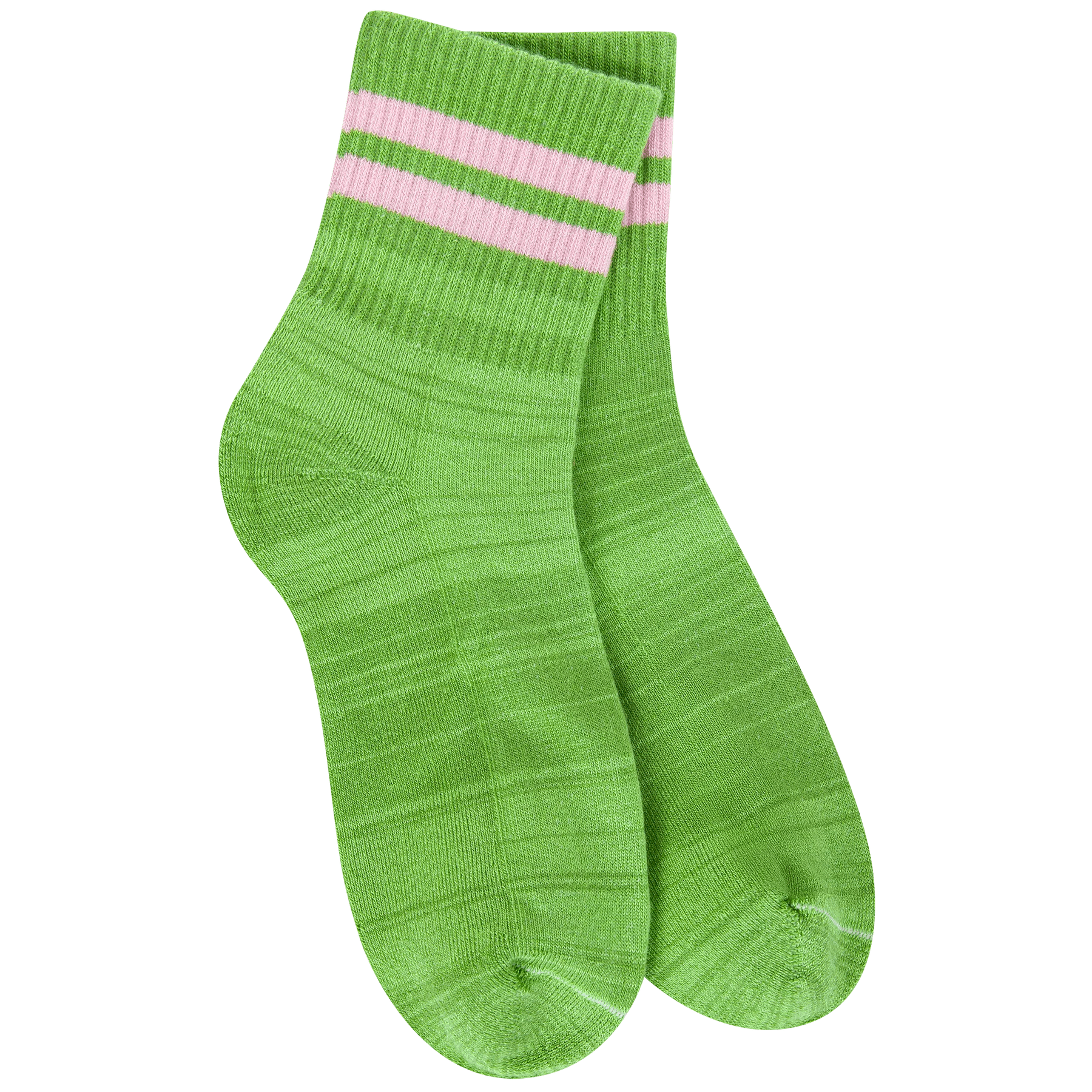 World's Softest Weekend Rugby Mini Crew Sport Socks | Jade + Rose Stripe - Juli's Wearable Art