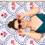 XL Quick - Dry Beach Towel | All American Darling - Juli's Wearable Art