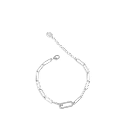 Stia Linked Forever Paperclip Bracelets