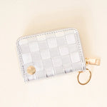 Zip Around Wallet - Metallic Silver - Juli's Wearable Art