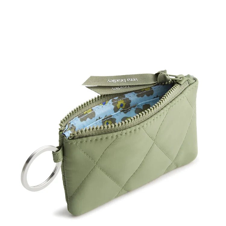 Zip ID Pouch w/Breakaway Lanyard | Featherweight | Deep Lichen Green - Juli's Wearable Art