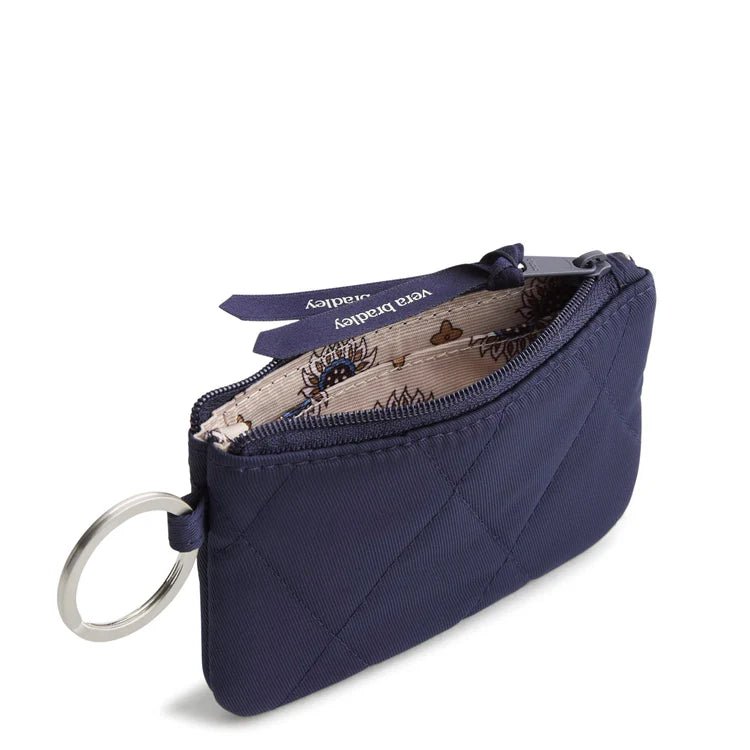 Zip ID Pouch w/Breakaway Lanyard | Performance Twill | Peacoat - Juli's Wearable Art
