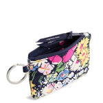 Zip ID Pouch w/Breakaway Lanyard | Premium Cotton | Poppy Fields - Juli's Wearable Art