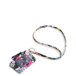 Zip ID Pouch w/Breakaway Lanyard | Premium Cotton | Poppy Fields - Juli's Wearable Art