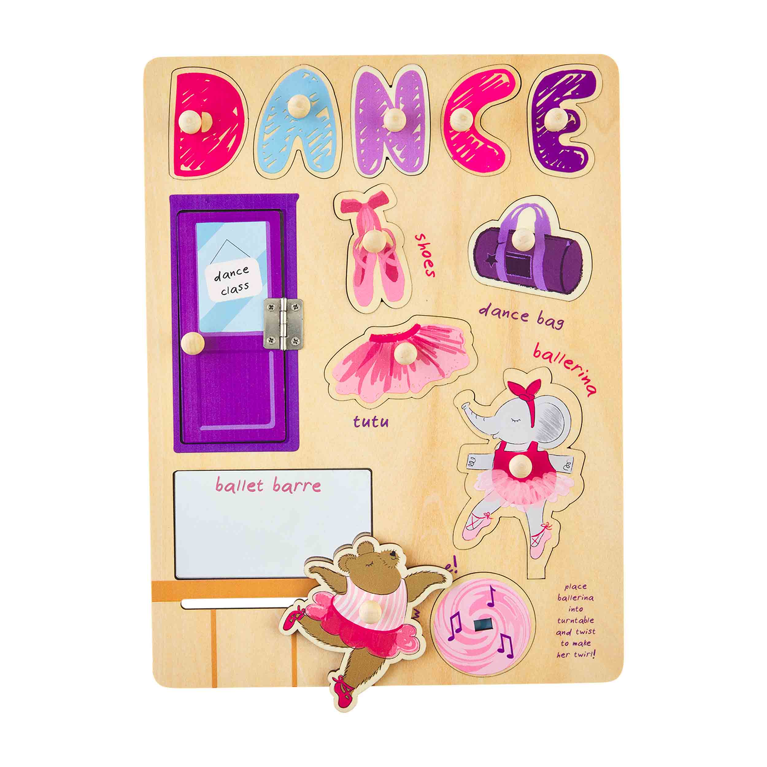Mudpie Dance Busy Board Puzzle
