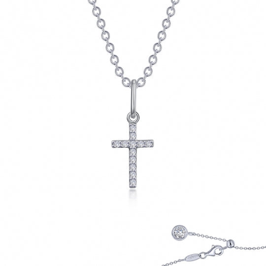Lafonn Mini Cross Necklace