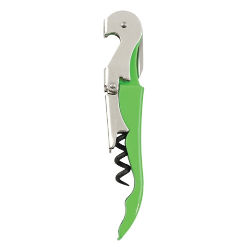 Lime Green Double Hinged Waiter's Corkscrew