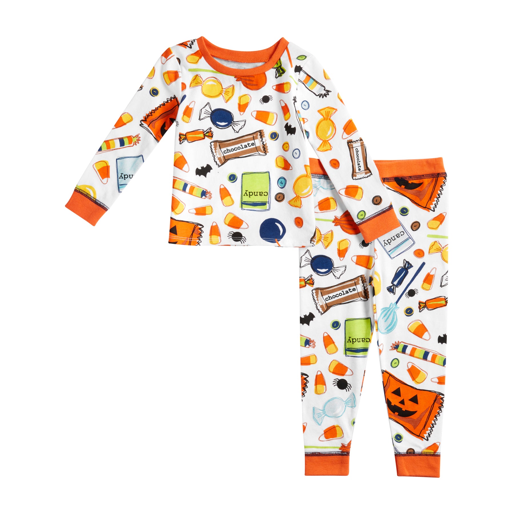 Mudpie Halloween Candy Pajama Set