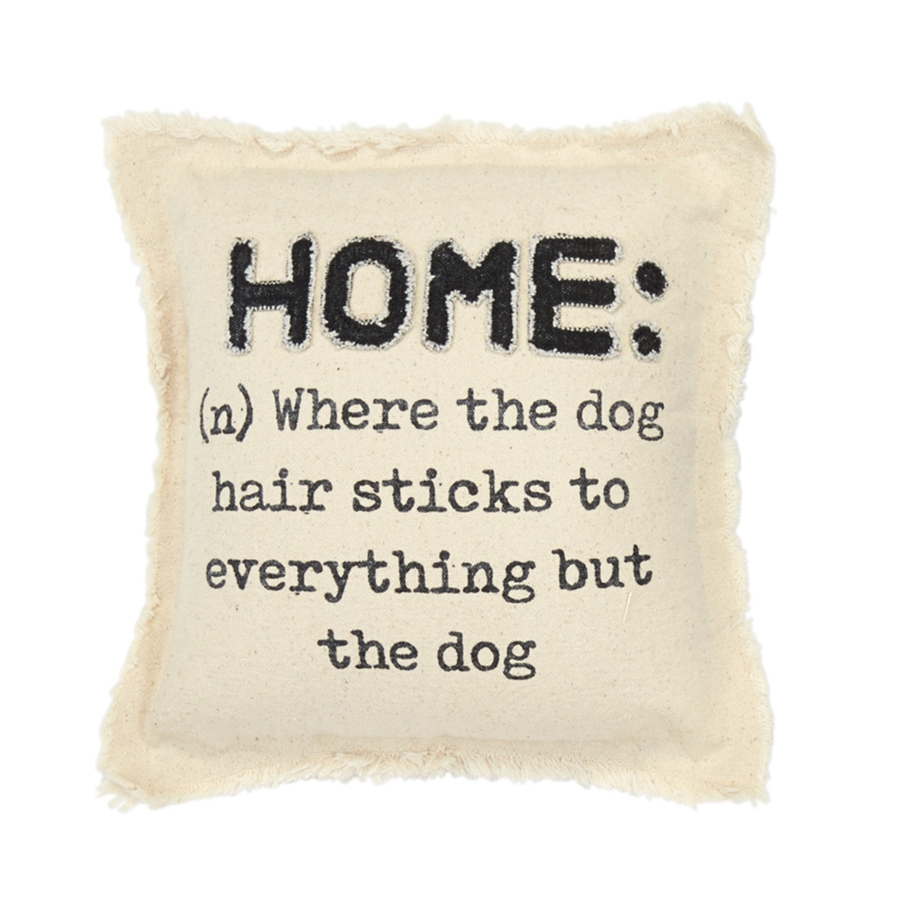 Mudpie Home Washed Canvas Dog Pillow