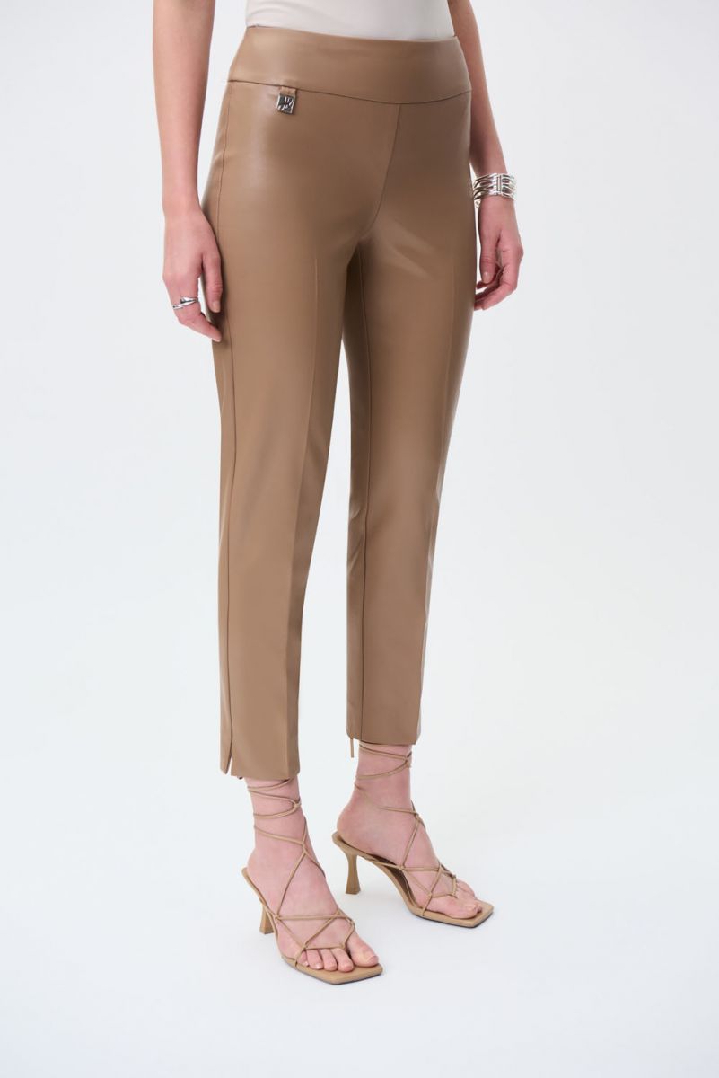 Joseph Ribkoff Leatherette Pull-on Pants