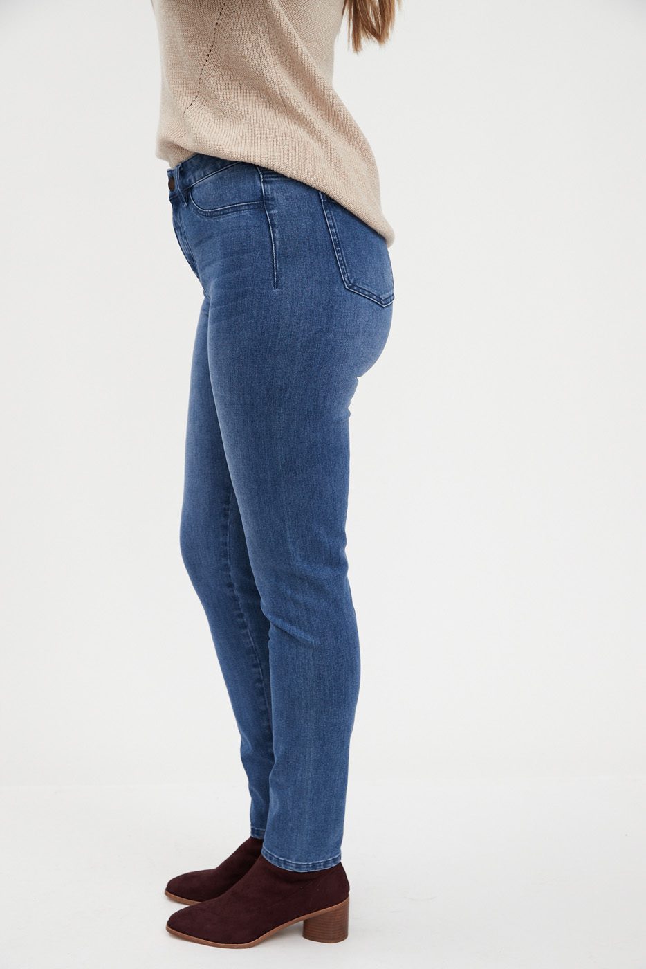FDJ Olivia Slim Leg Jeans - Rinse Wash