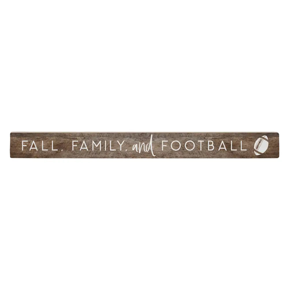 Fall Family & Football Shelf Sitter