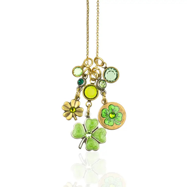 Anne Koplik "It's Your Lucky Day!" Crystal Jumble Necklace