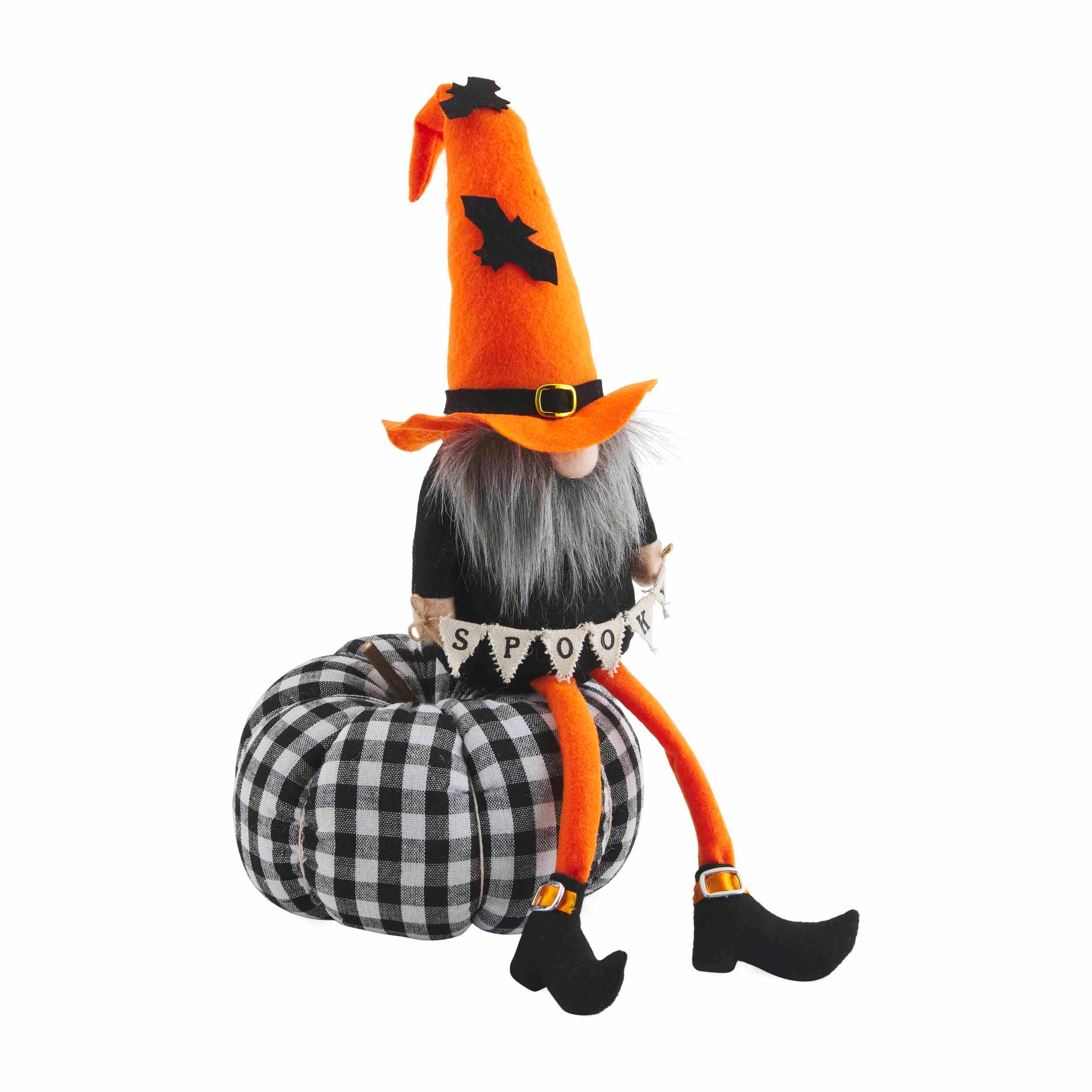 Mudpie Large Halloween Pumpkin Gnome