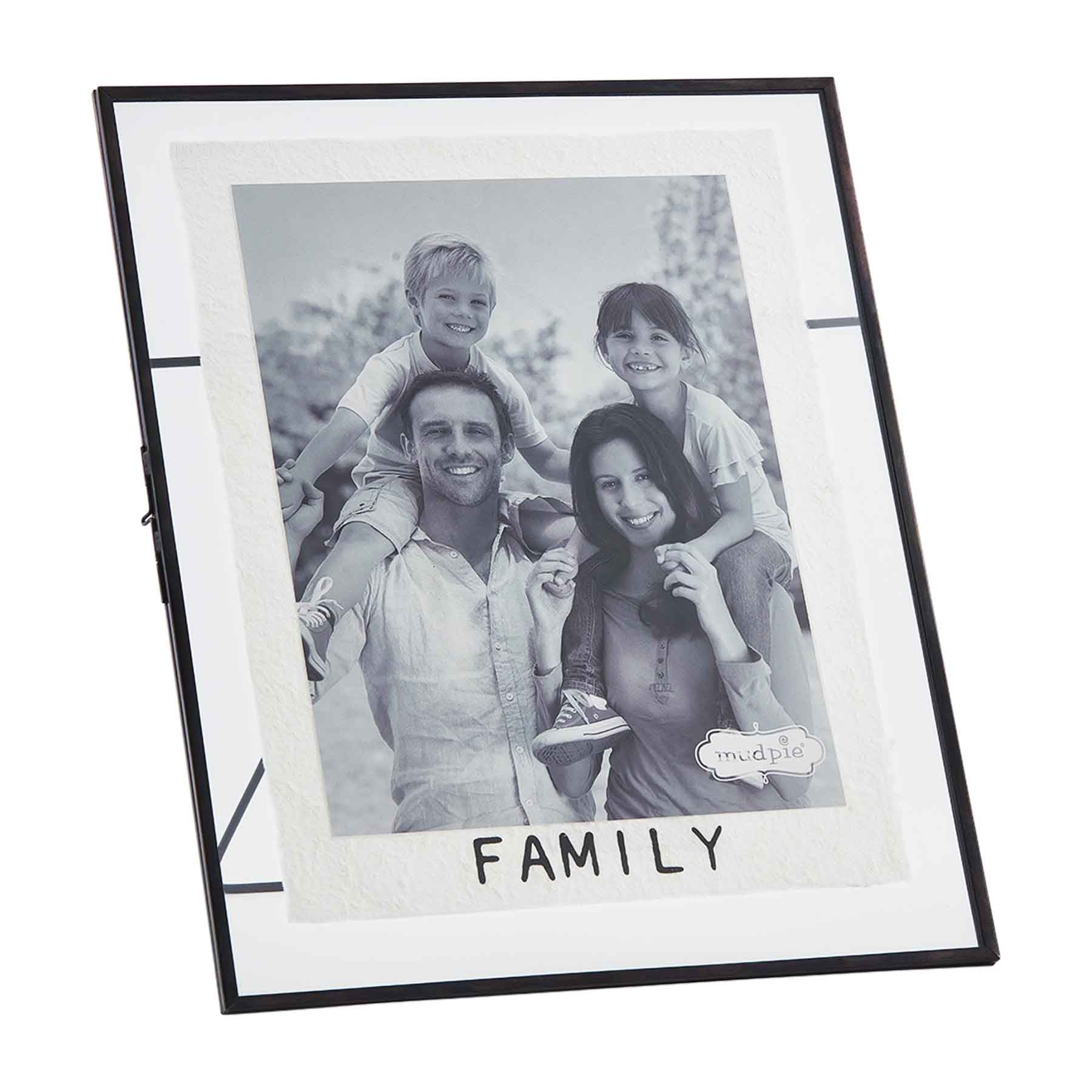 Mudpie Family Glass Metal Frame