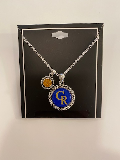 High School Mascot Charm along with a school color charm - Necklace