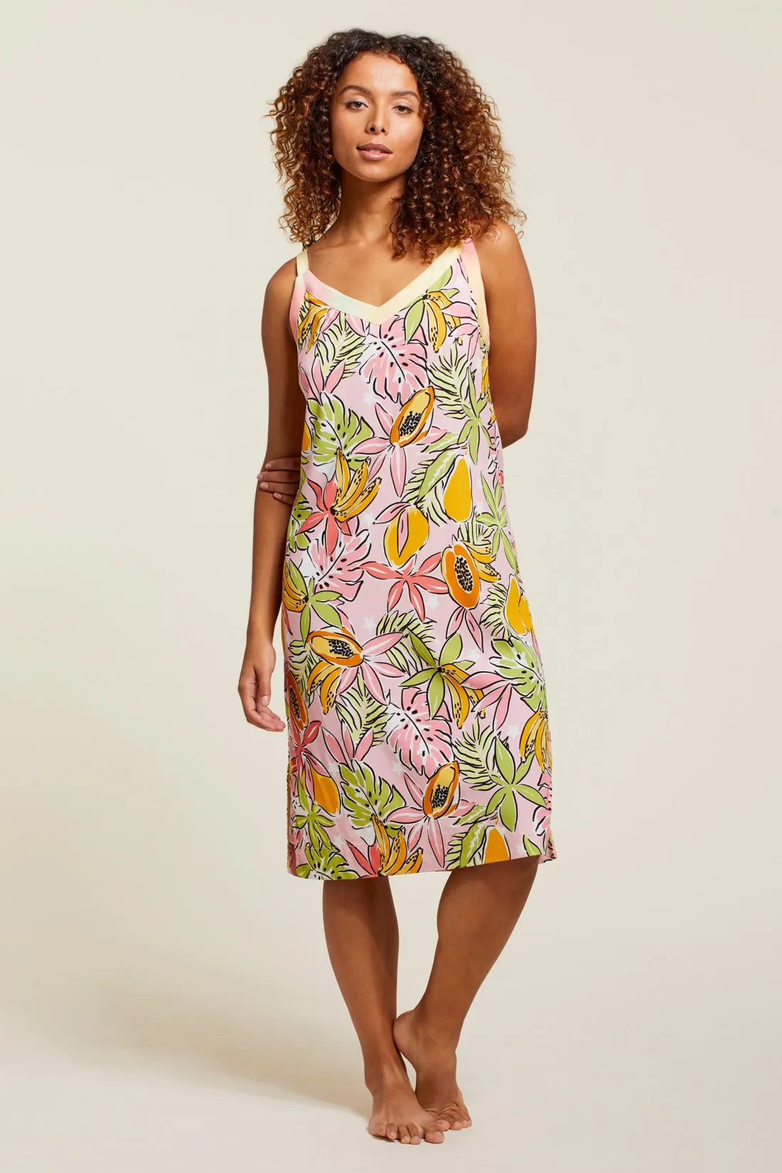 Tribal Tropical Print Night Gown