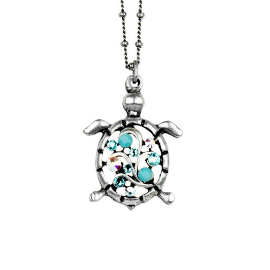 Anne Koplik Coco Turtle Crystal Necklace