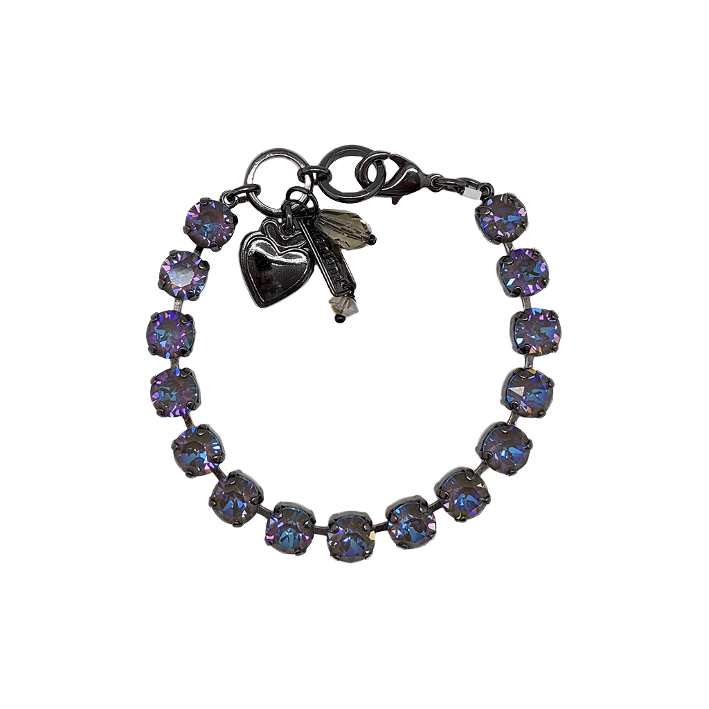 Mariana Gray Plated Must-Have Everyday Crystal Bracelet in Sun-Kissed "Midnight"