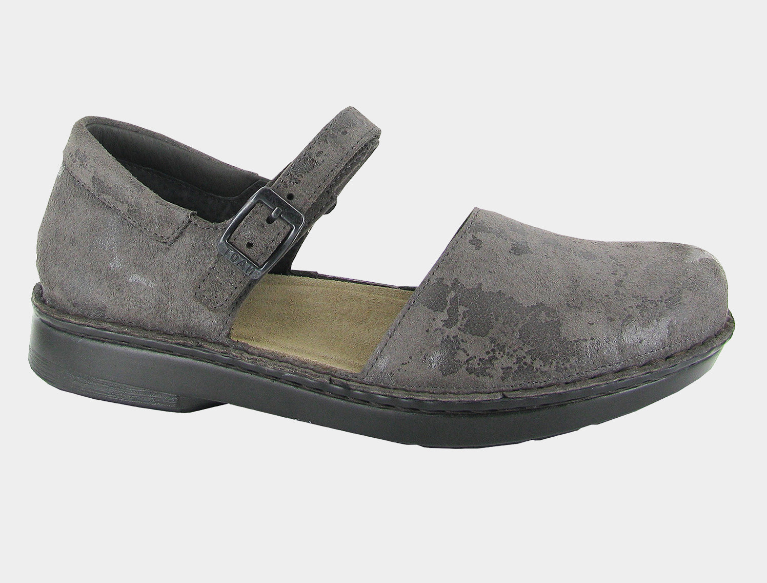 NAOT Catania-Gray Marble Suede