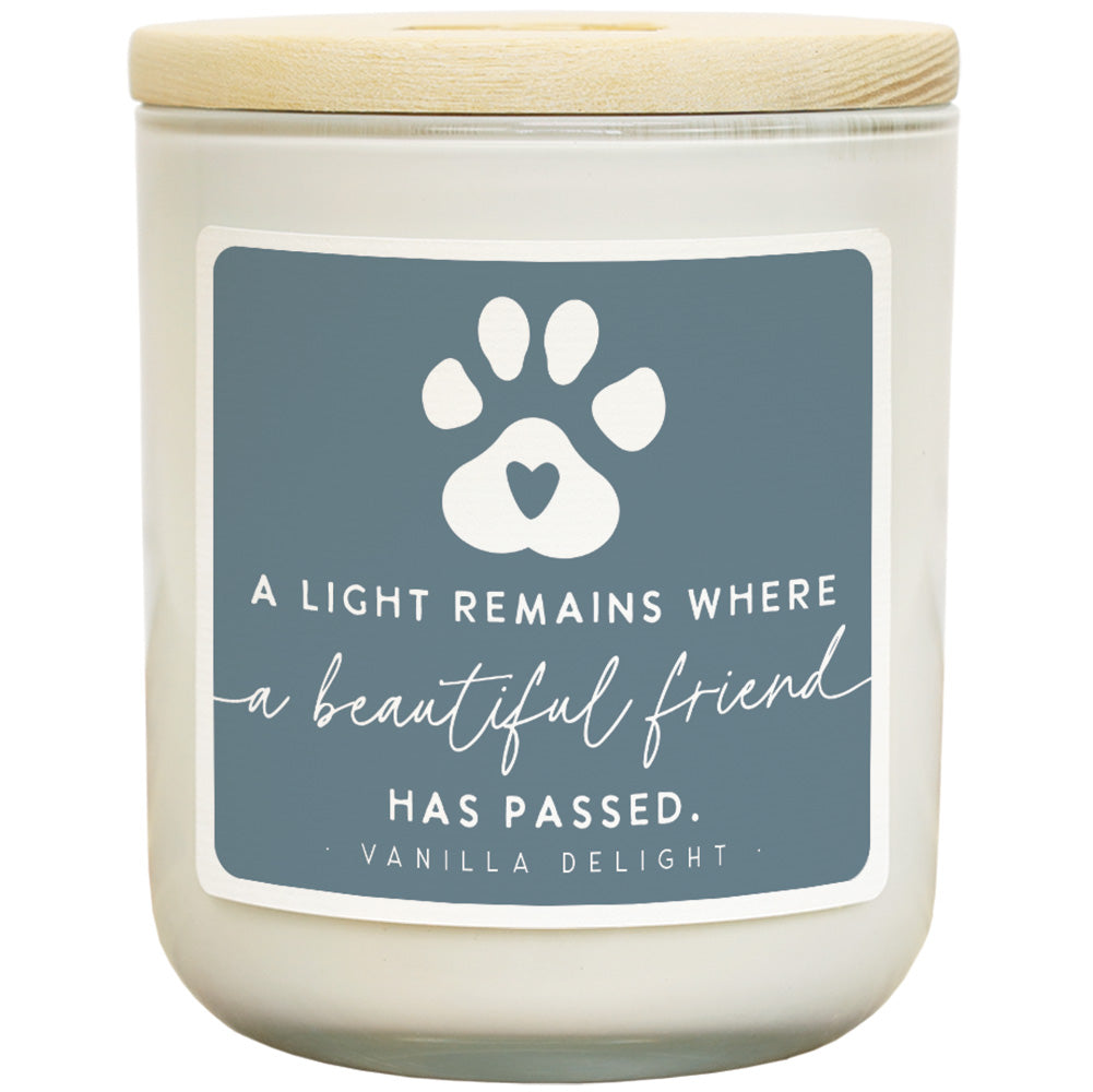 A Light Remains Pet Sympathy Candle