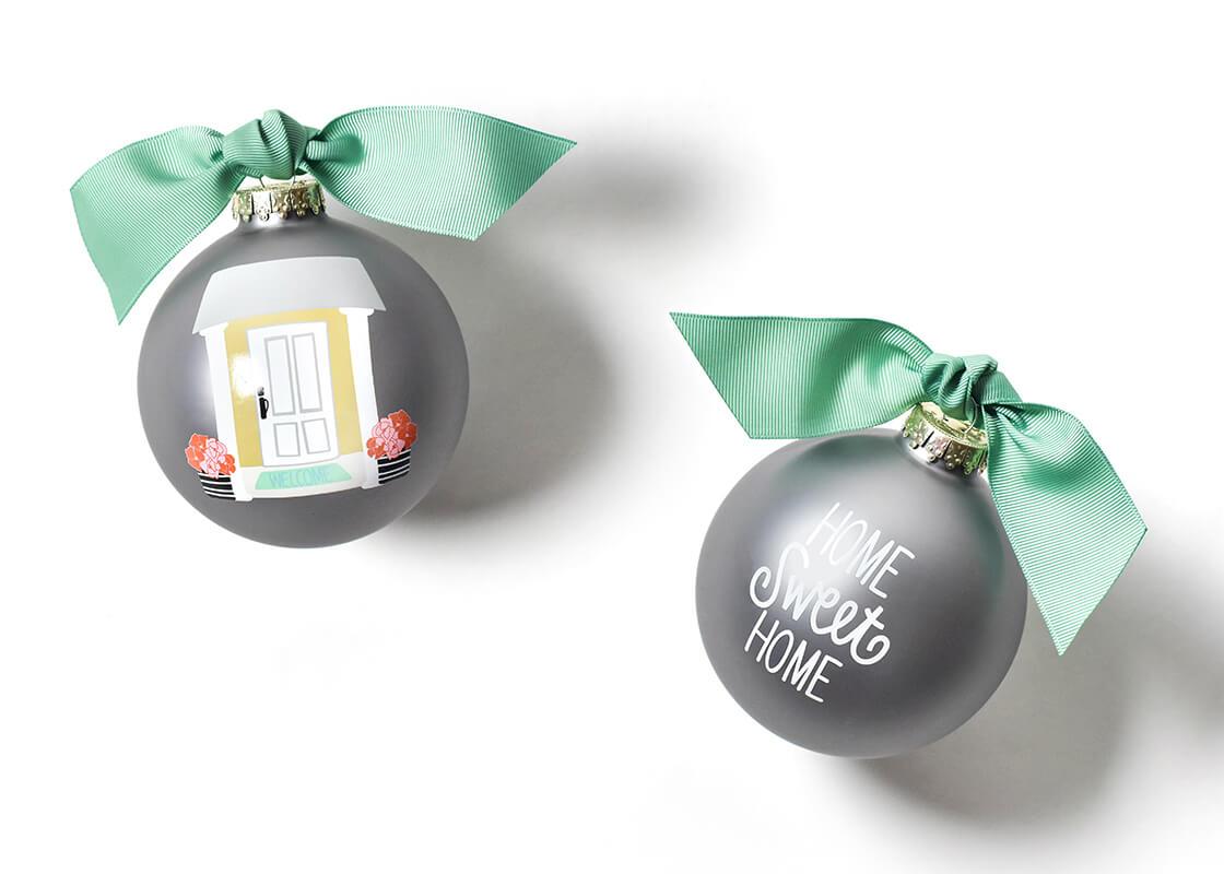 Coton Colors- Home Sweet Home Glass Ornament