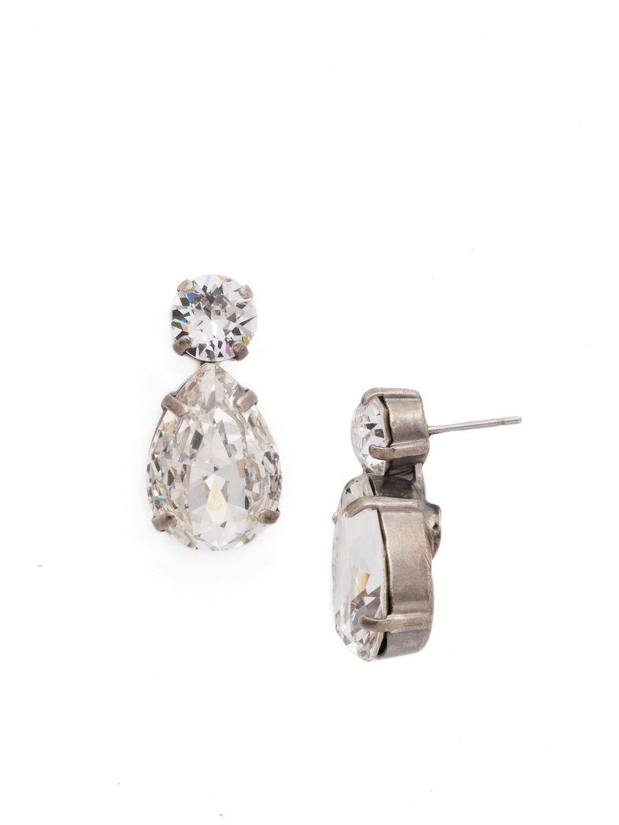 Cushion-Cut Solitaire Stud Earrings - EBX10AGDCH - Sorrelli