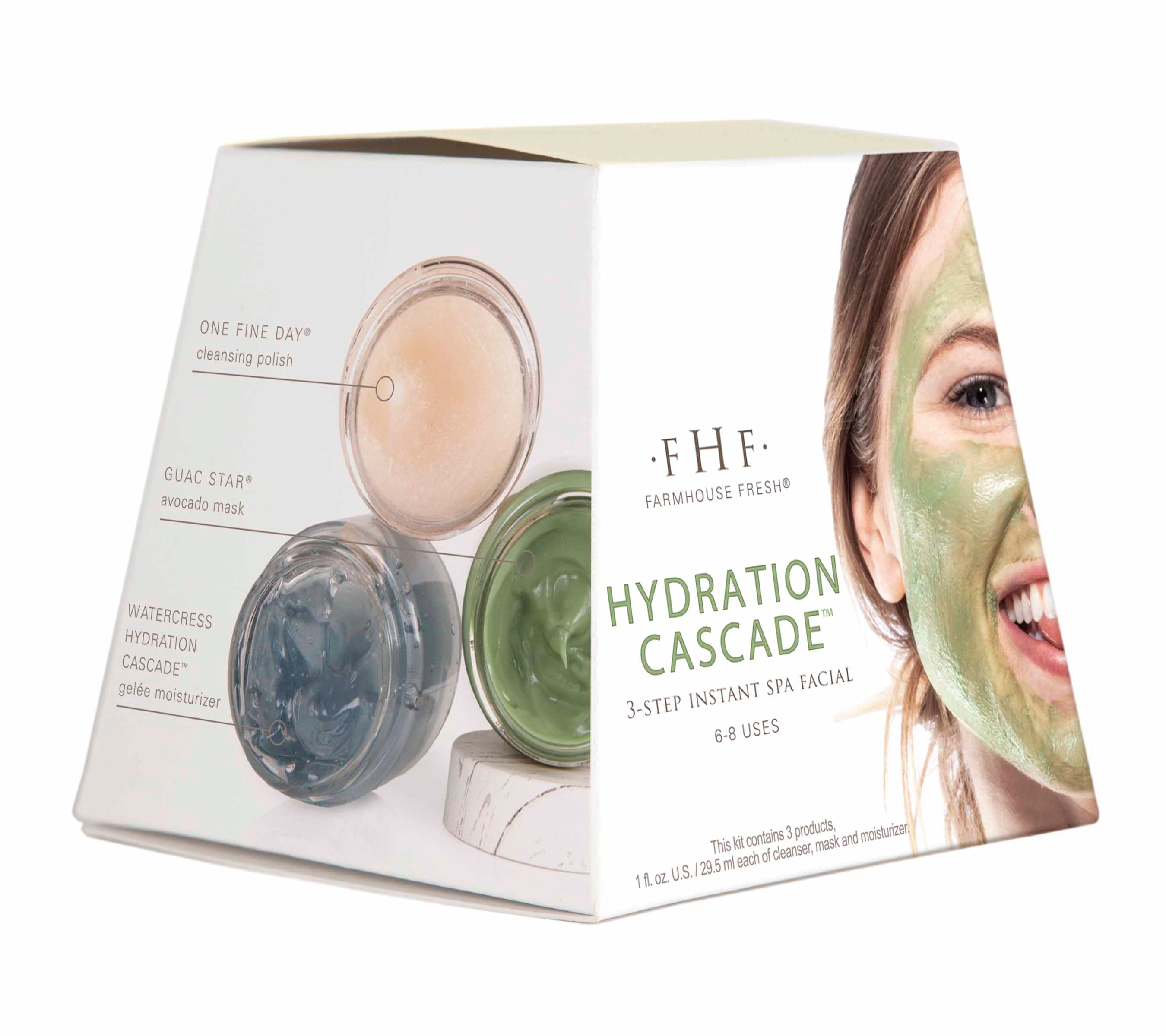 Farmhouse Fresh Hydration Cascade™ 3-step Instant Spa Facial