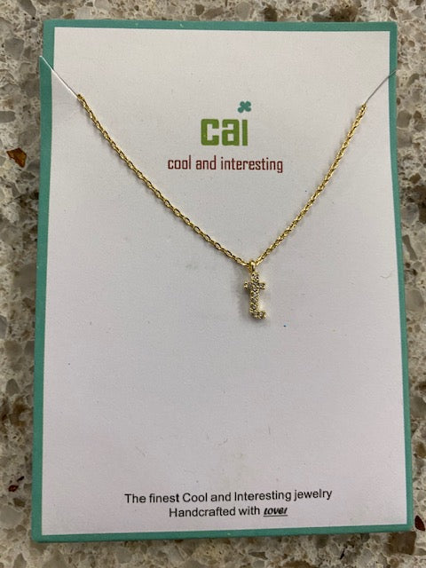 CAI Small Initial Necklace