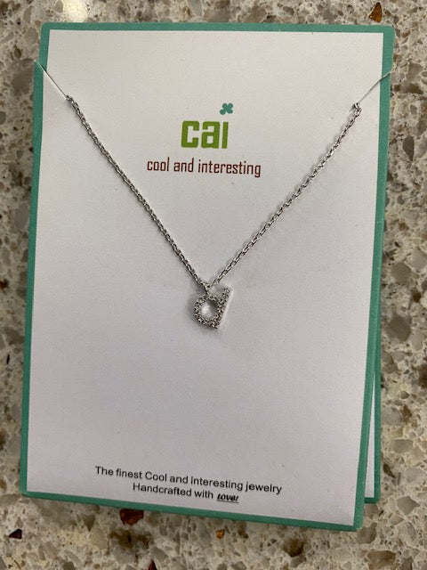 CAI Small Initial Necklace