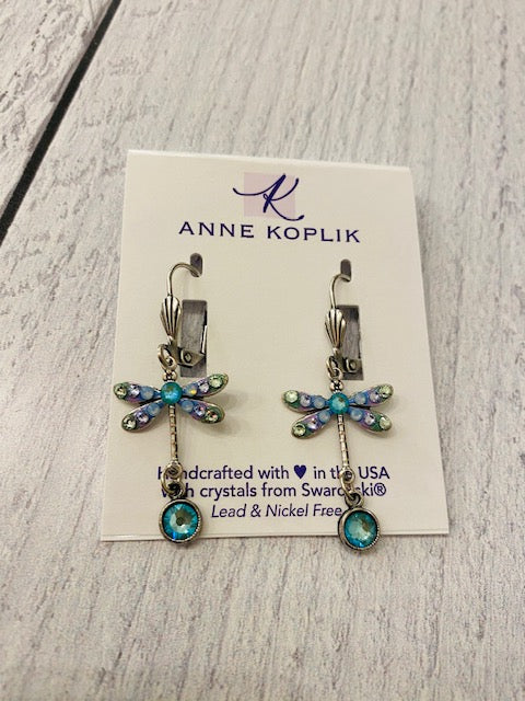 Anne Koplik Dragonfly Earrings