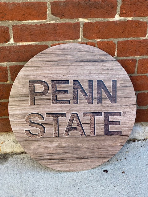 Pitt & Penn State Wooden Decor