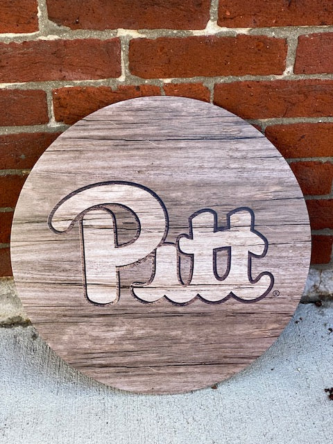 Pitt & Penn State Wooden Decor