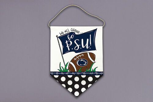 Penn State "We All Cheer" Door Hanger