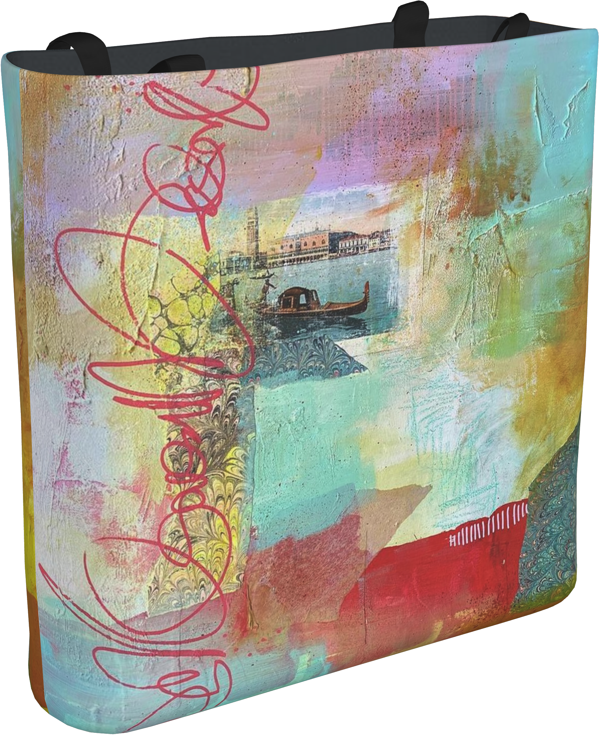 Jen Judd Original Artwork - Large Tote Bags
