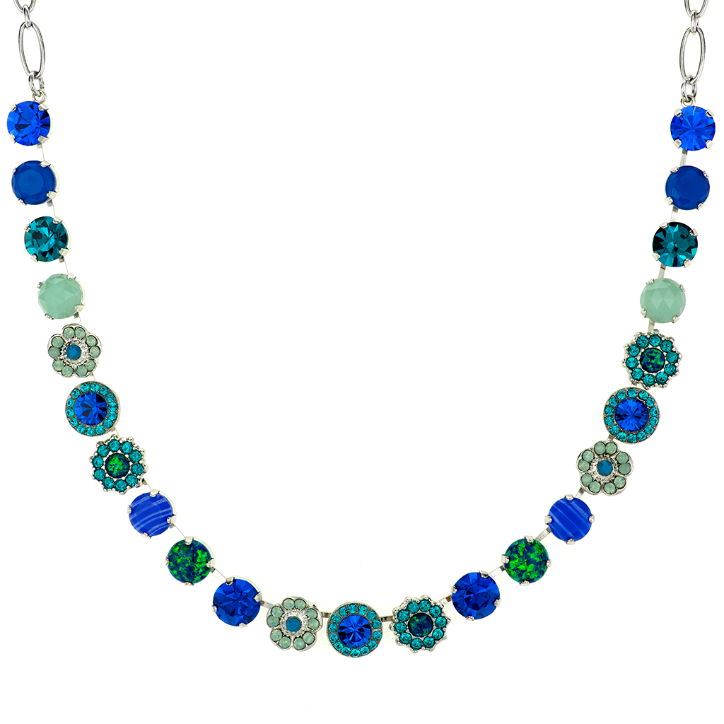 Mariana Silver Lovable Mixed Element Necklace in "Serenity"