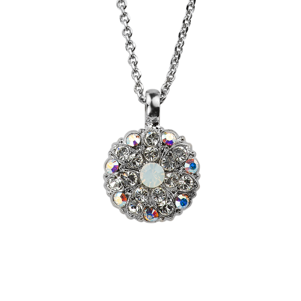 Mariana Silver Guardian Angel Necklace In "On a Clear Day"