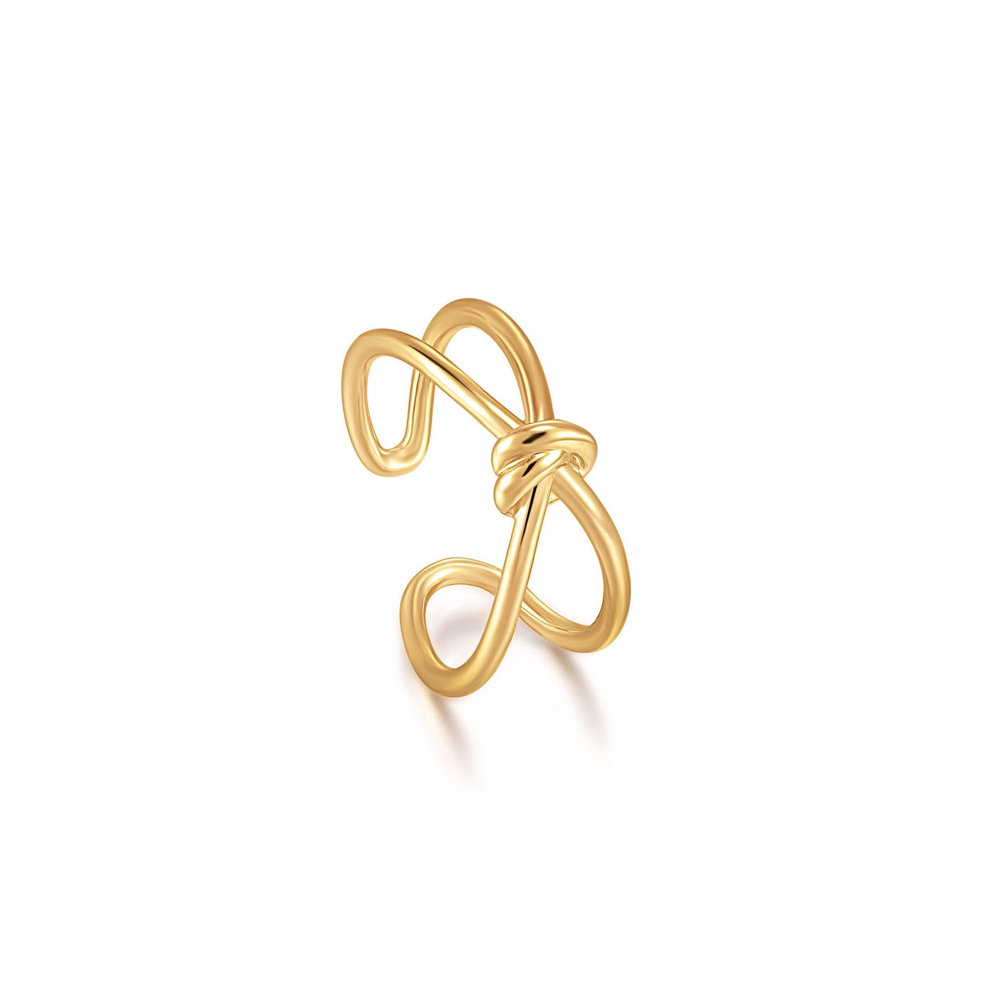 Ania Haie Knot Double Band Adjustable Ring