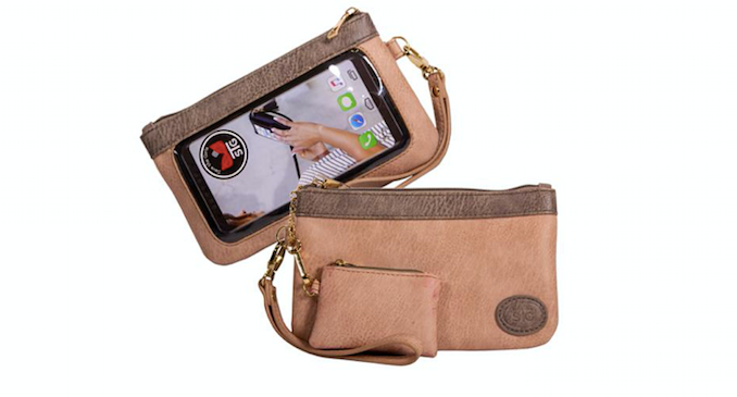 Save the Girls Catchy Clutch Touch Screen Purse
