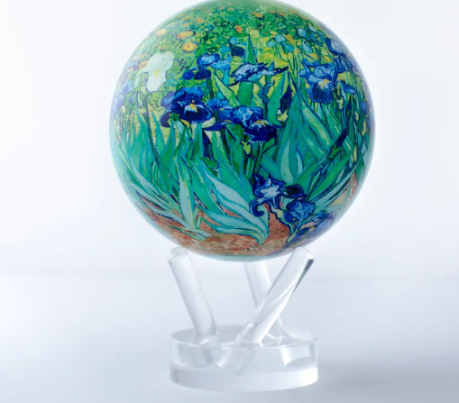 Van Gogh's Irises MOVA Globe 4.5"