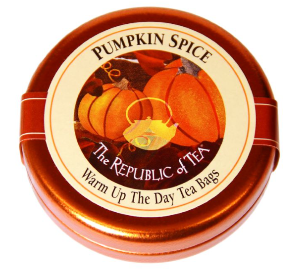 The Republic of Tea - Pumpkin Spice Black Traveler's Tin