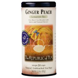 The Republic of Tea Ginger Peach Black Tea