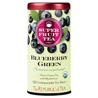 The Republic of Tea Organic Blueberry Green Superfruit Tea Bags