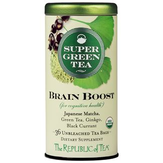 The Republic of Tea - Organic Brain Boost Super Green Tea Bags