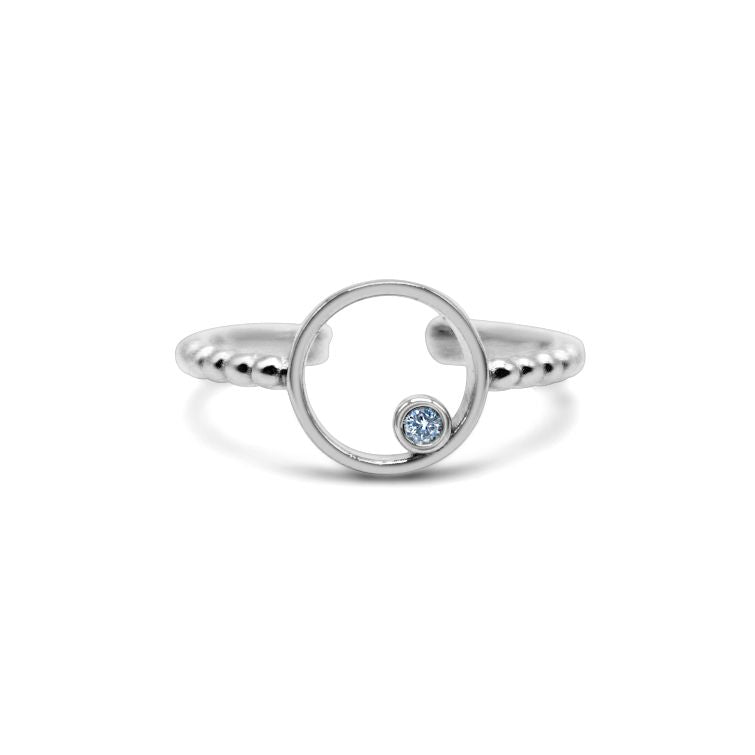 Stia Solo Solitaire Birthstone Rings