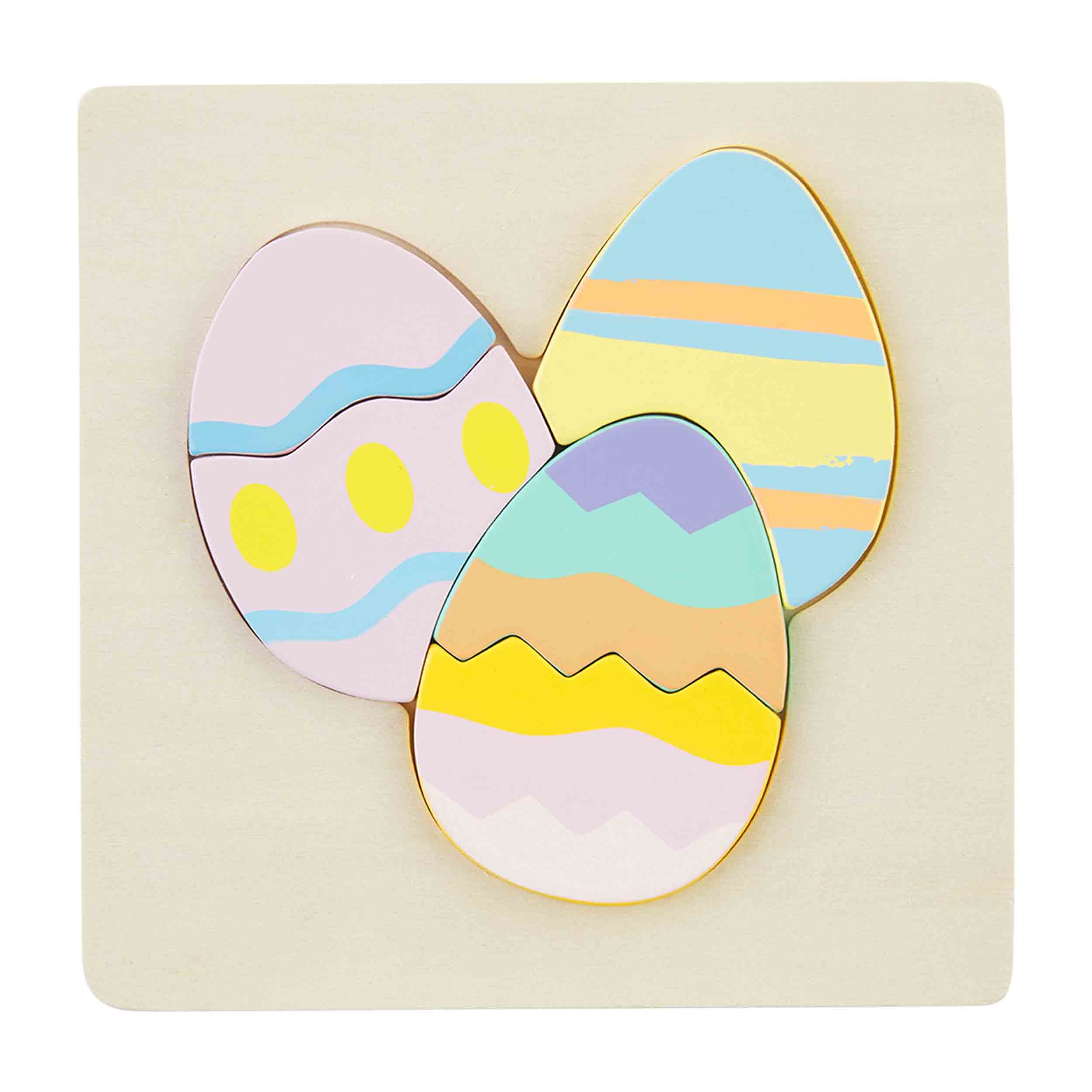 Wooden Easter Knob Handle Puzzles