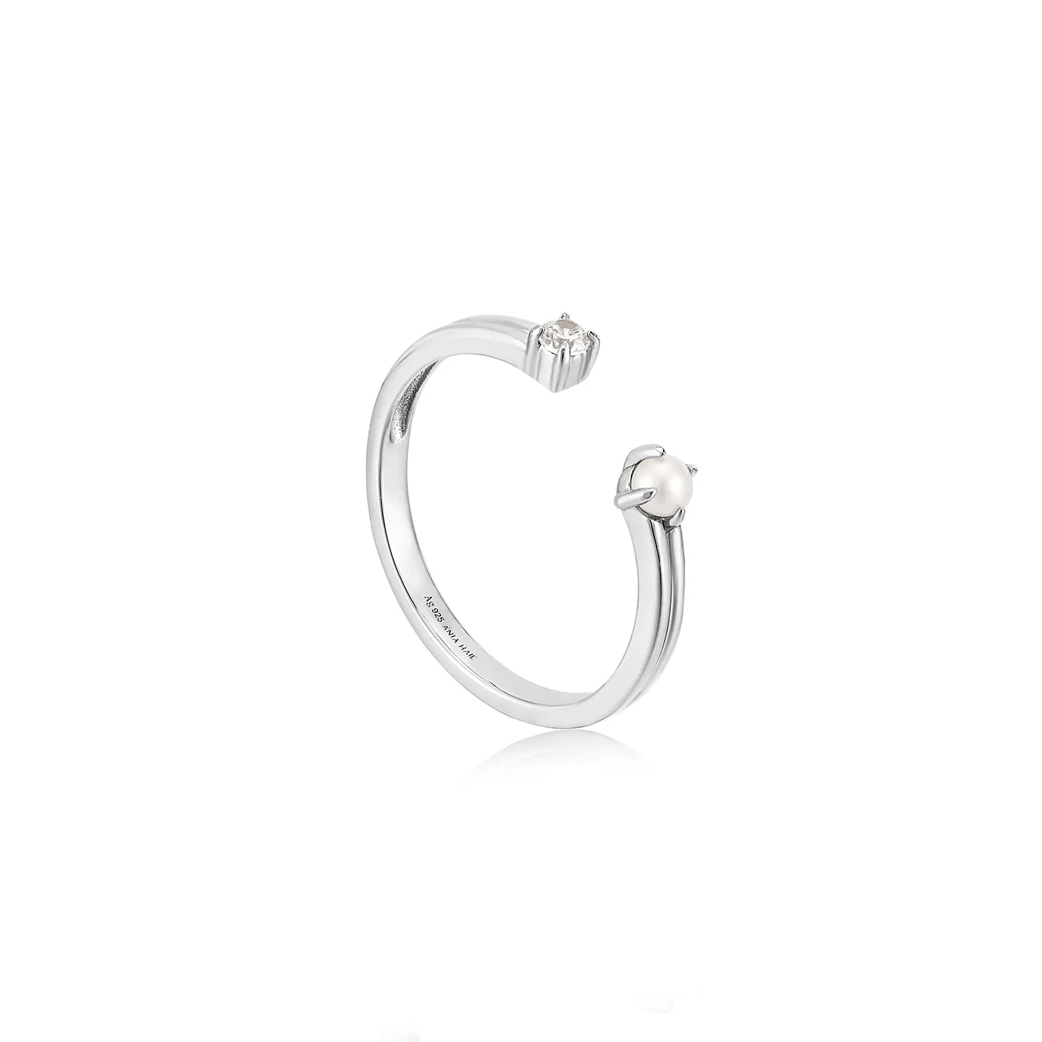 Ania Haie Pearl Sparkle Adjustable Rings - Juli's Wearable Art